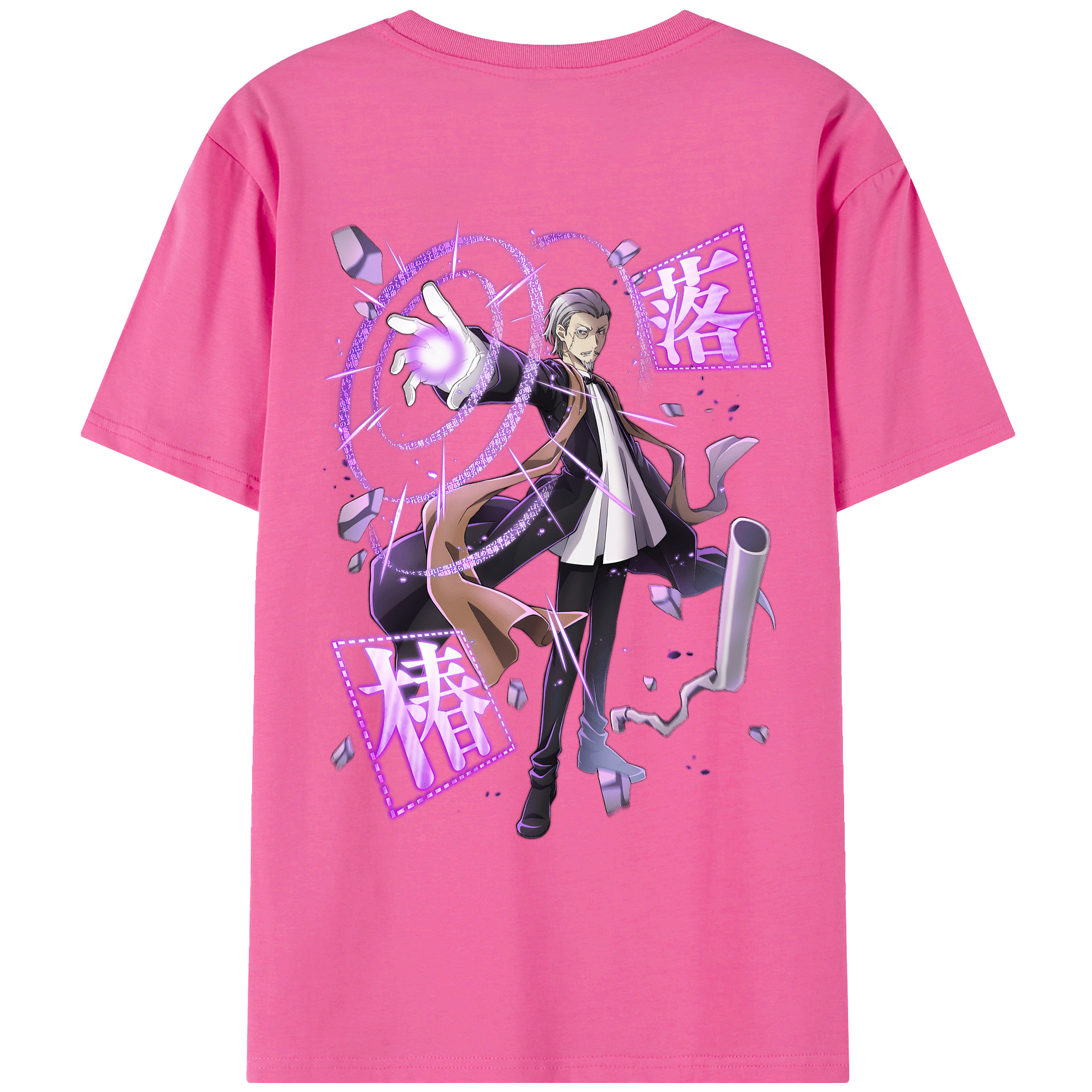 （画像用） 文豪ストレイドッグス Bungo Stray Dogs レディース半袖Tシャツ(バックプリント)